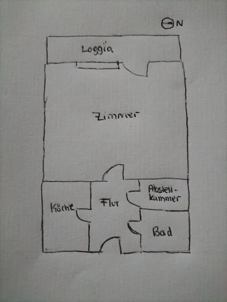 Untermiete 1-Zimmer-Wohnung mit Balkon und EBK in Berlin Lankwitz — photo 1